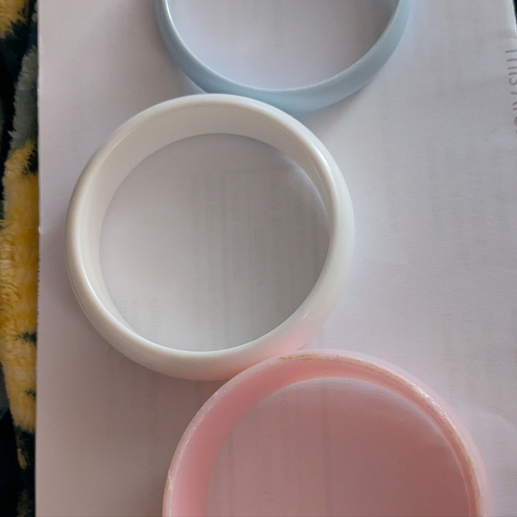 Set of Three Pastel Bangles - Picture 2 of 11